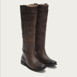Frye Paige Tall Riding Boots - Slate